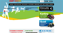 Desktop Screenshot of karting-biscarrosse.com